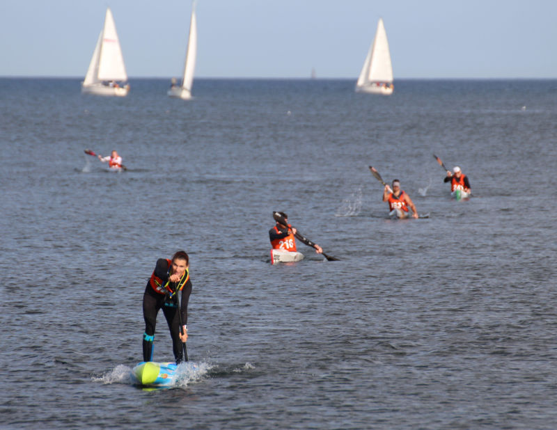 Oceansportler*innen im Rennen auf der Ostsee